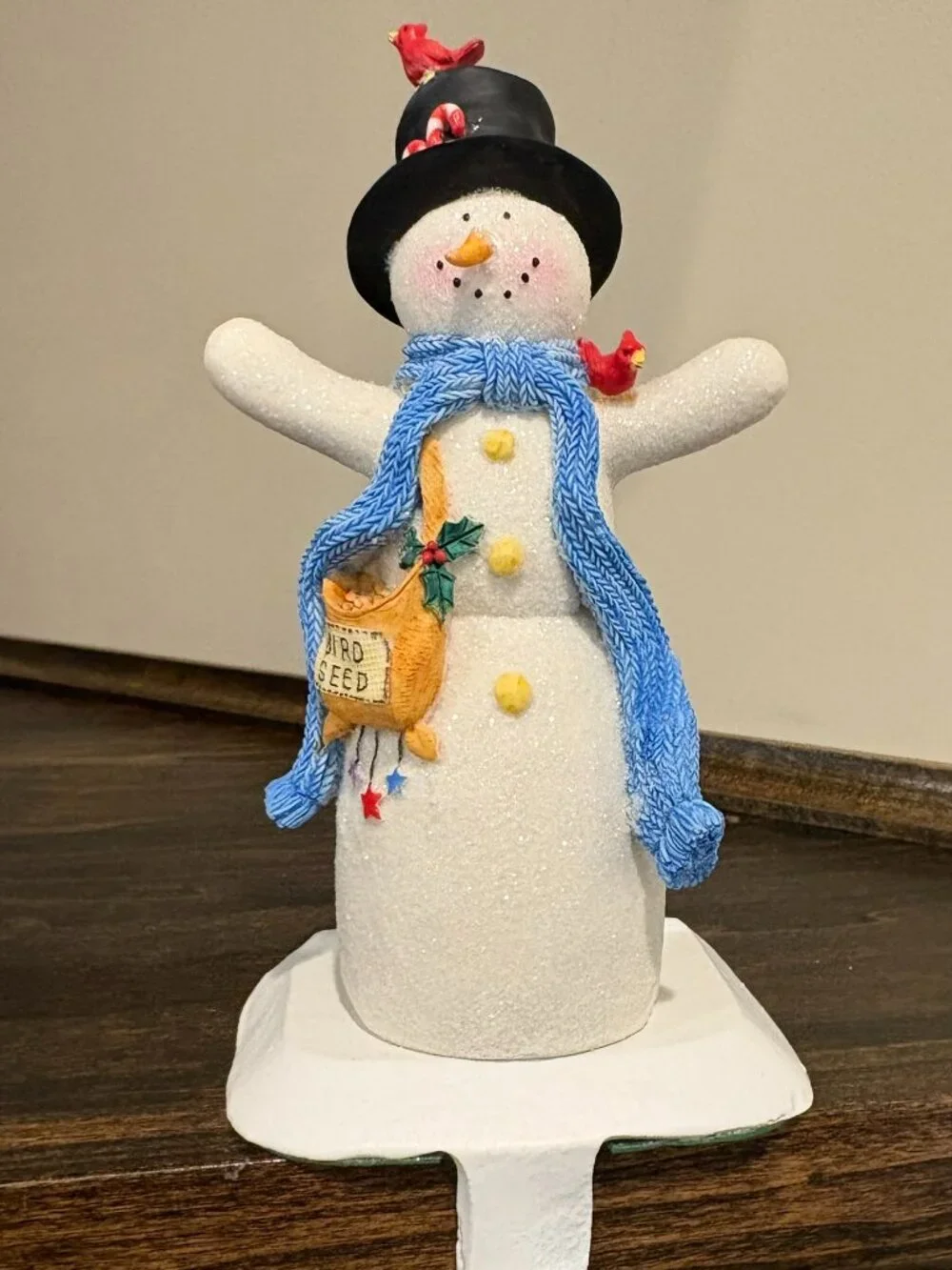Hallmark cast iron stocking holder, 6